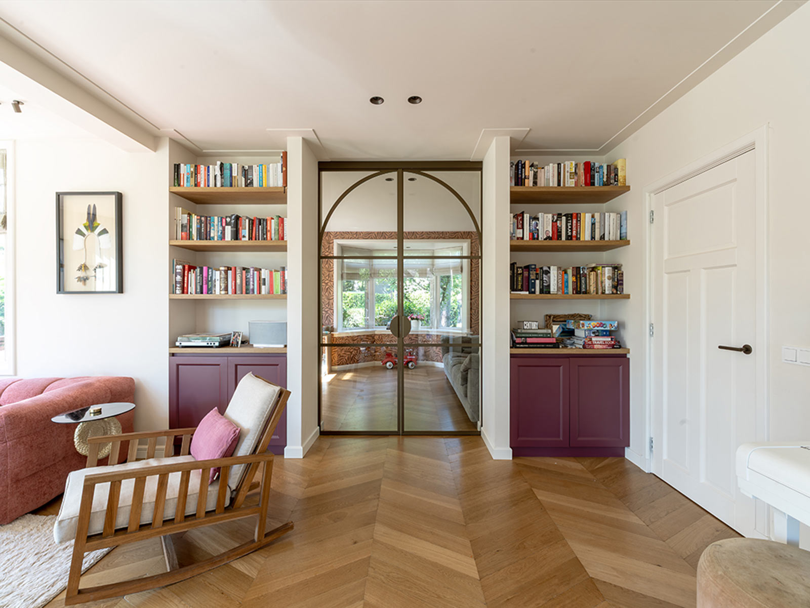 Stalen deuren met getoogde roedes Stalen deuren met getoogde roedes